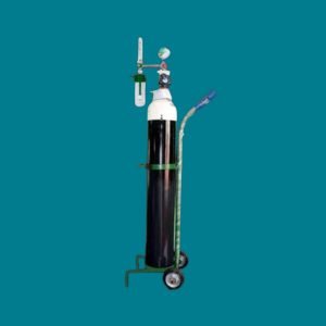 Linde Oxygen Cylinder Full Set